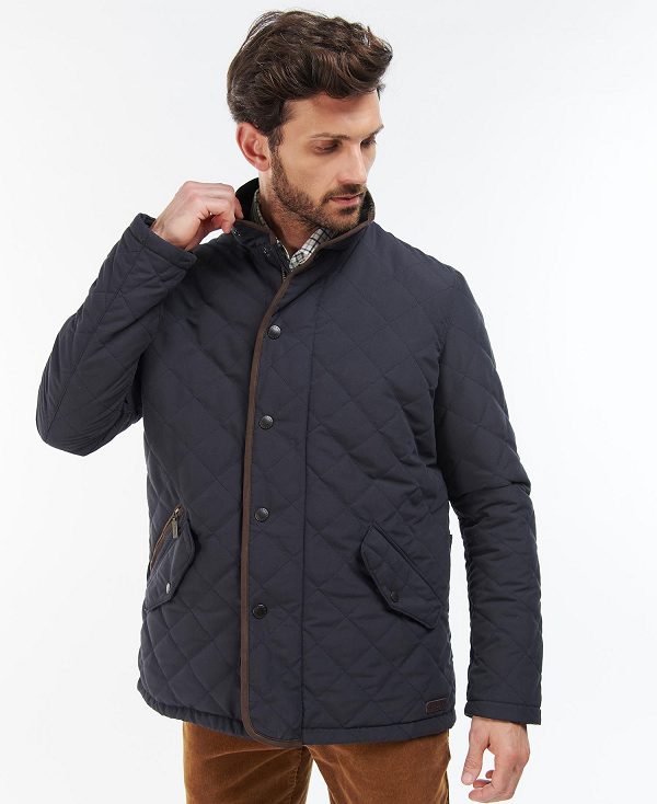 Barbour Waterproof Shoveler Quilted Jacket σκουρο μπλε | BABO87366