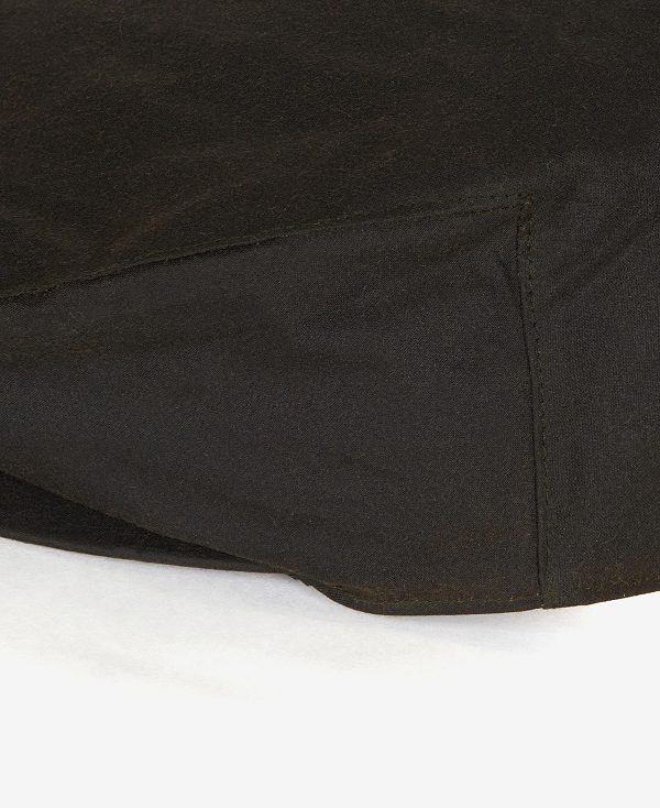 Barbour Wax Flat Cap Ελιά | BABO89014
