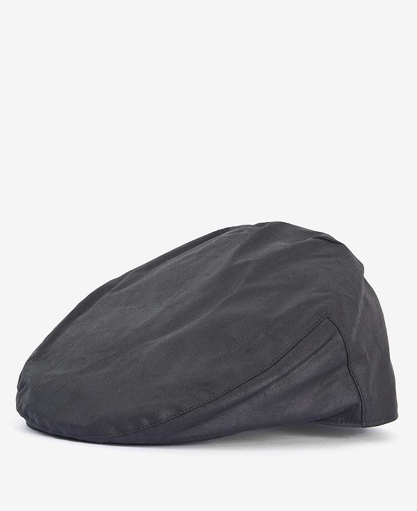 Barbour Wax Flat Cap μαυρα | BABO89072