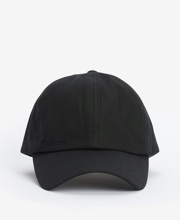 Barbour Wax Sports Cap μαυρα | BABO88965