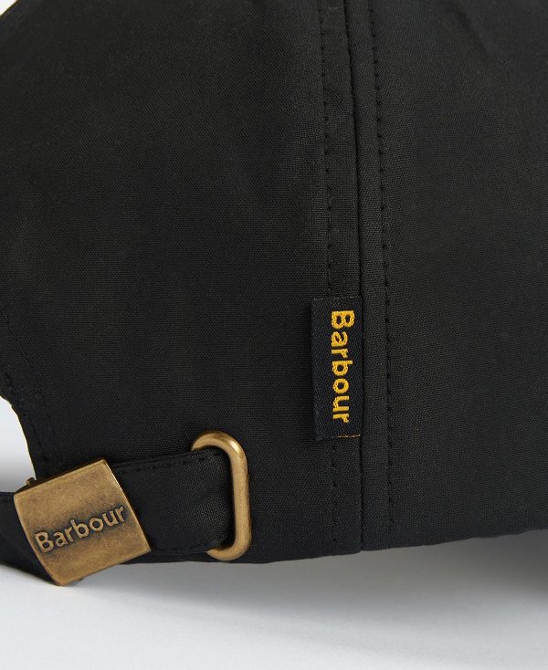 Barbour Wax Sports Cap μαυρα | BABO88965
