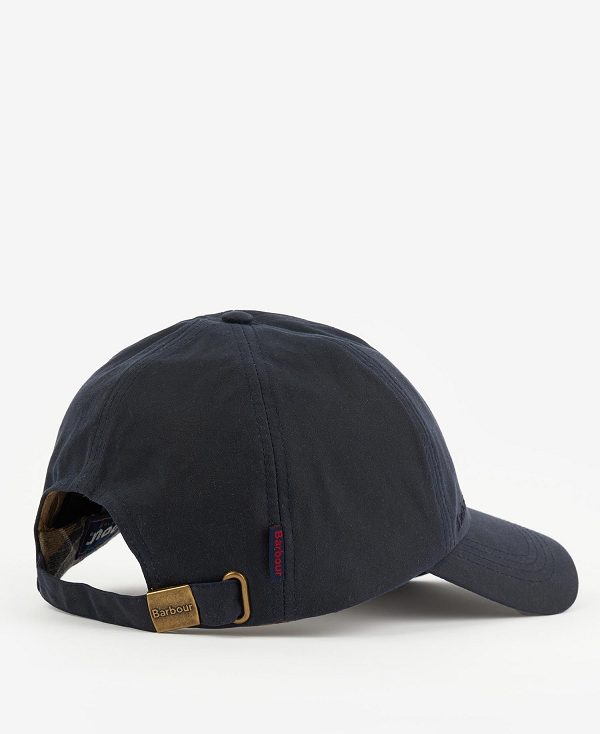 Barbour Wax Sports Cap σκουρο μπλε σκούρο καφε | BABO88967