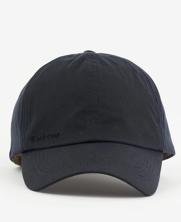 Barbour Wax Sports Cap σκουρο μπλε σκούρο καφε | BABO88967