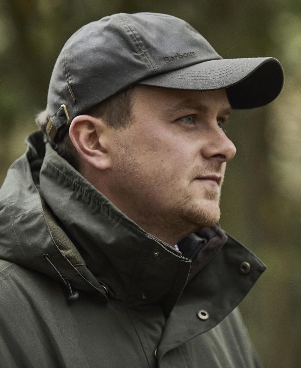 Barbour Wax Sports Cap σκουρο μπλε σκούρο καφε | BABO89069
