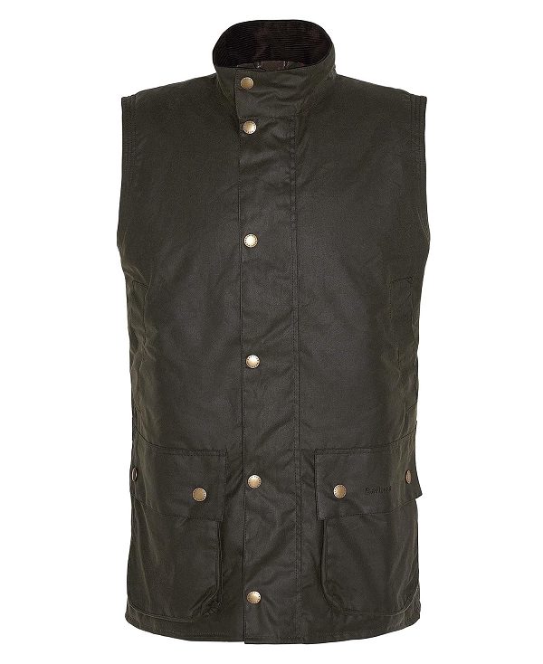 Barbour Westmorland Wax Gilet Ελιά | BABO87273