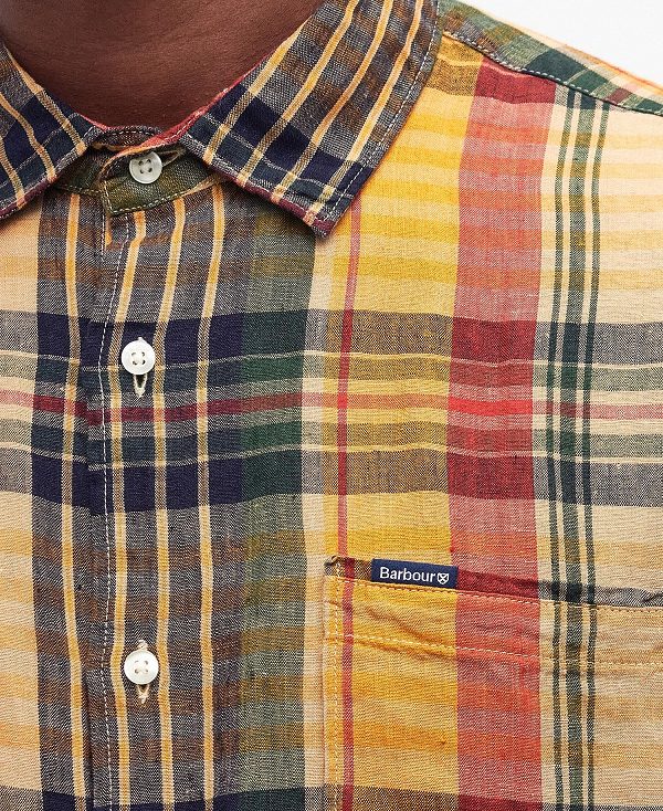 Barbour Weymouth Regular Short-sleeved Shirt Πολύχρωμο | BABO87734