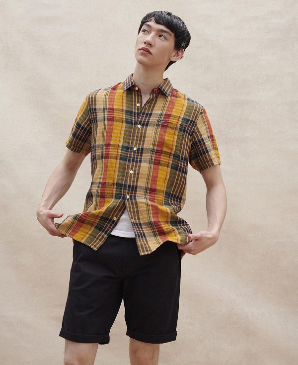 Barbour Weymouth Regular Short-sleeved Shirt Πολύχρωμο | BABO87734
