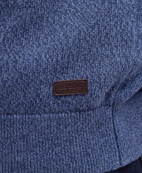 Barbour Whitfield Half-zip Jumper σκουρο μπλε | BABO88610