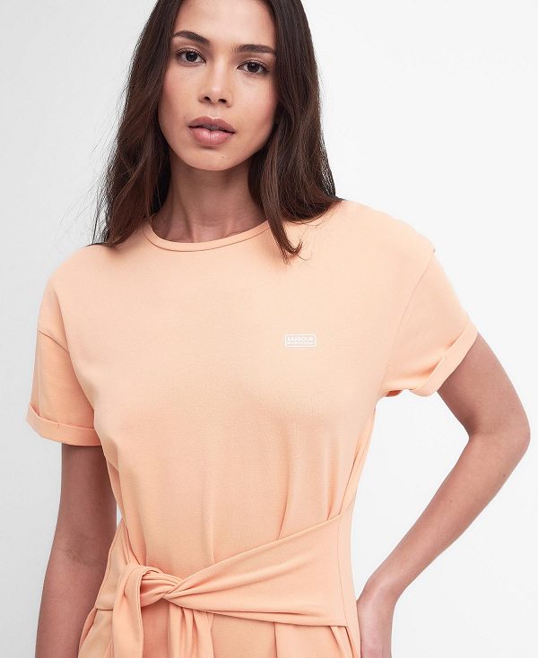 Barbour Whitson Midi Dress κοραλι | BABO89597