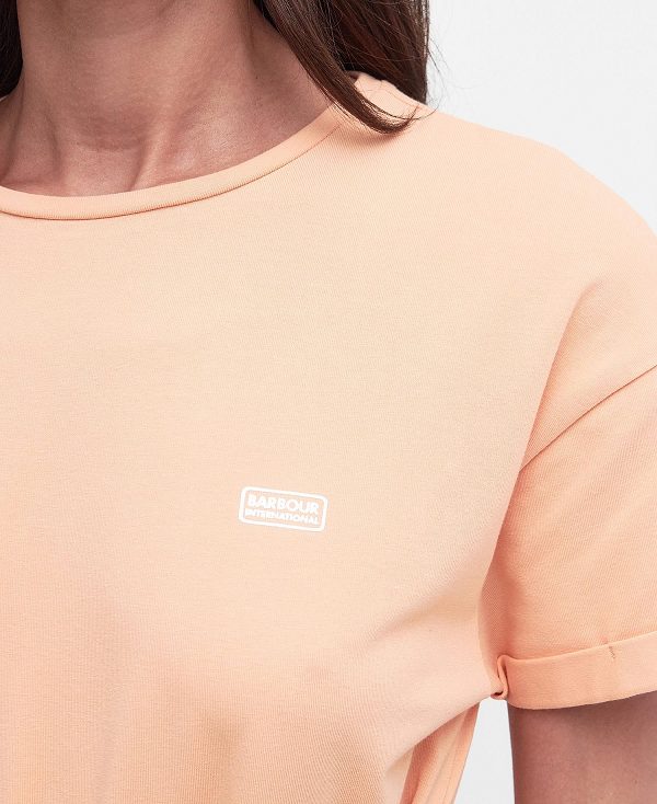 Barbour Whitson Midi Dress κοραλι | BABO89597