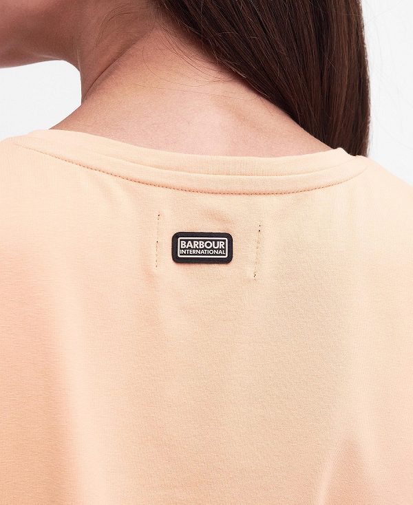 Barbour Whitson Midi Dress κοραλι | BABO89597