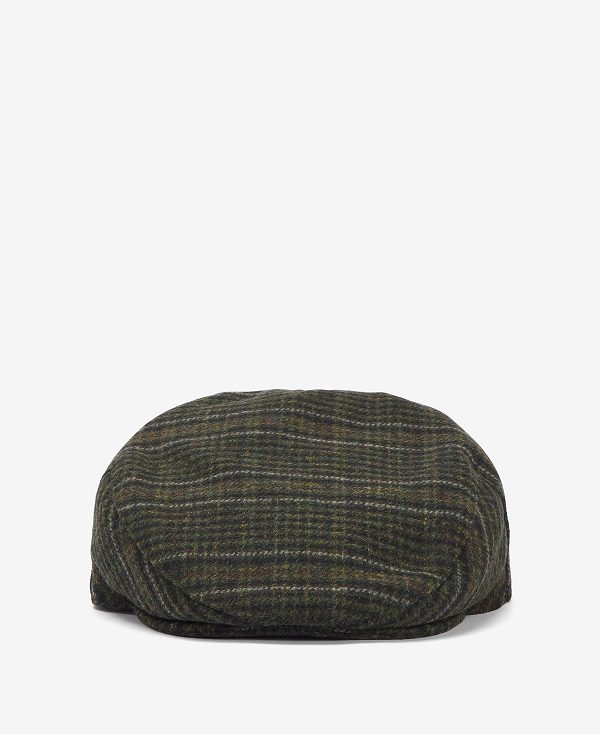 Barbour Wilkin Flat Cap Ελιά | BABO89017