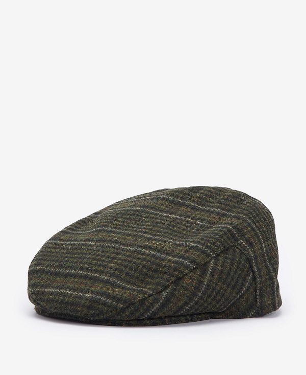 Barbour Wilkin Flat Cap Ελιά | BABO89017