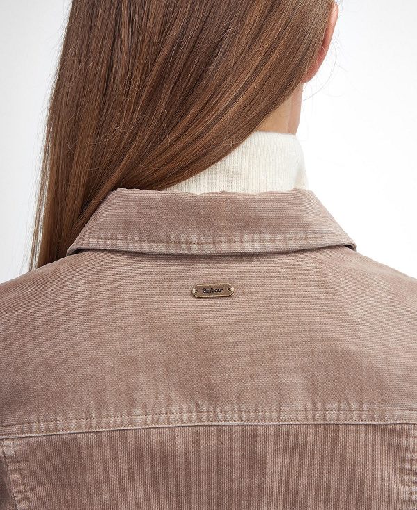 Barbour Willows Cord Long-sleeved Shirt καφε | BABO89503