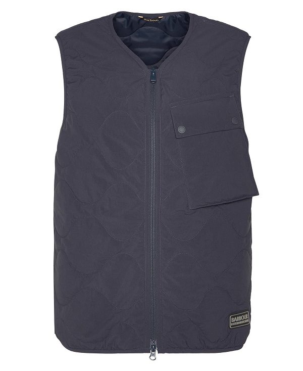 Barbour Wincham Gilet σκουρο μπλε | BABO87564