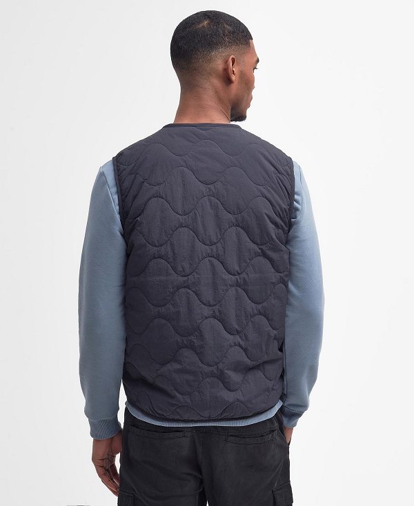 Barbour Wincham Gilet σκουρο μπλε | BABO87564