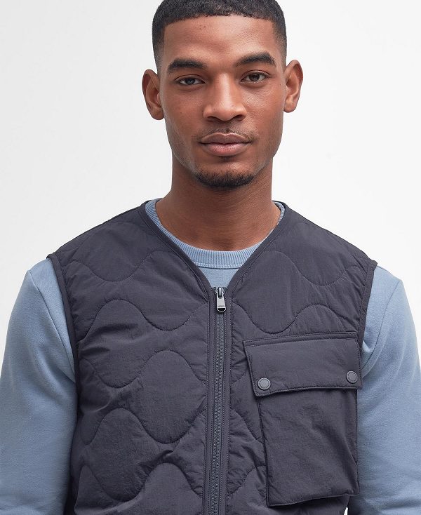 Barbour Wincham Gilet σκουρο μπλε | BABO87564