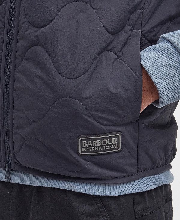 Barbour Wincham Gilet σκουρο μπλε | BABO87564
