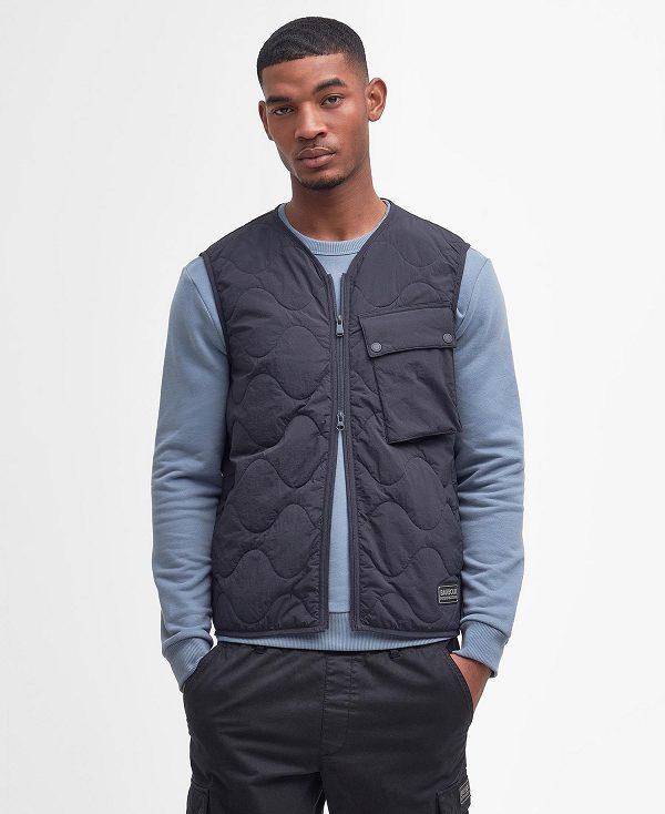 Barbour Wincham Gilet σκουρο μπλε | BABO87564