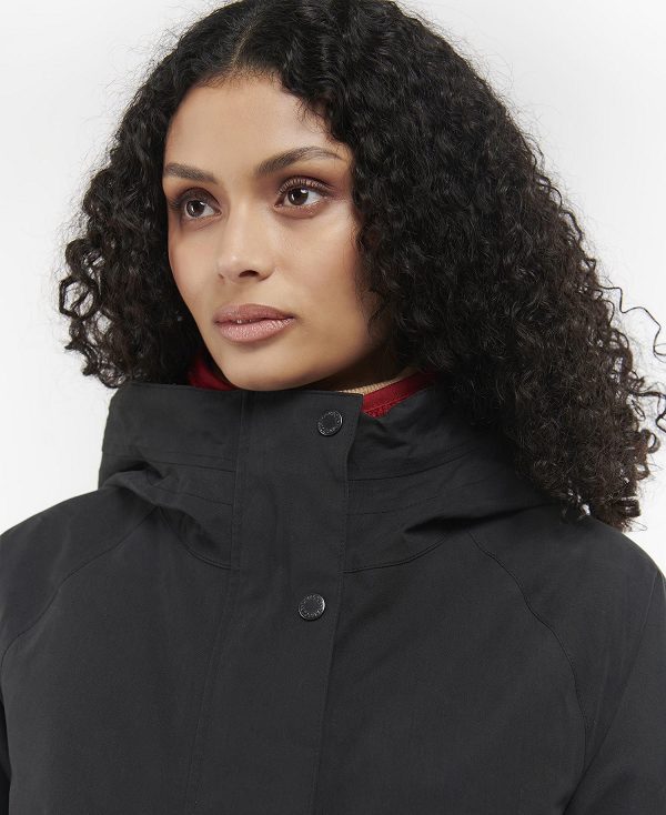 Barbour Winter Beadnell Waterproof Jacket μαυρα | BABO89389