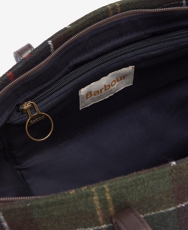 Barbour Witford Tartan Tote Bag Tartan | BABO89949
