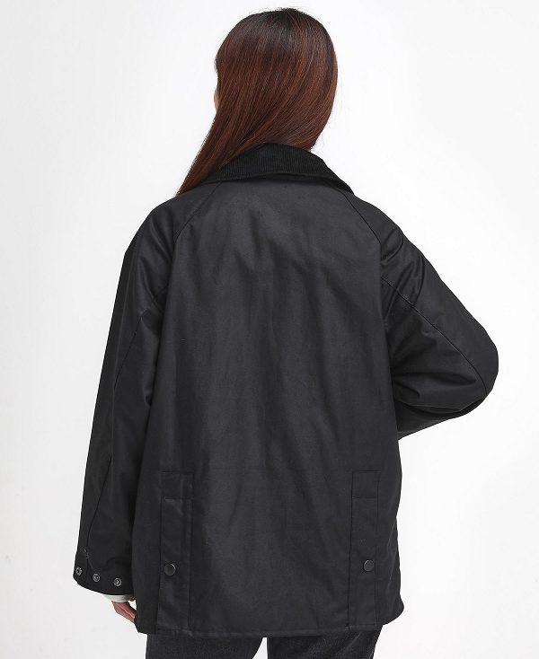 Barbour Women'S Bedale Waxed Jacket μαυρα | BABO89226
