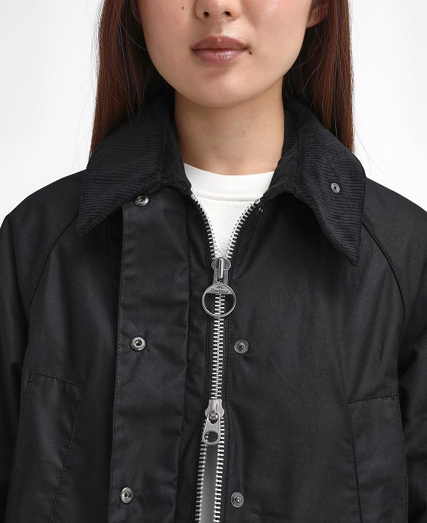 Barbour Women'S Bedale Waxed Jacket μαυρα | BABO89226