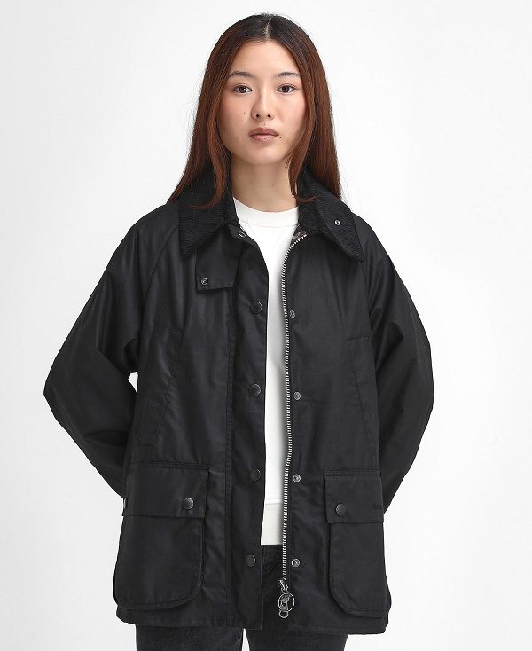 Barbour Women'S Bedale Waxed Jacket μαυρα | BABO89226