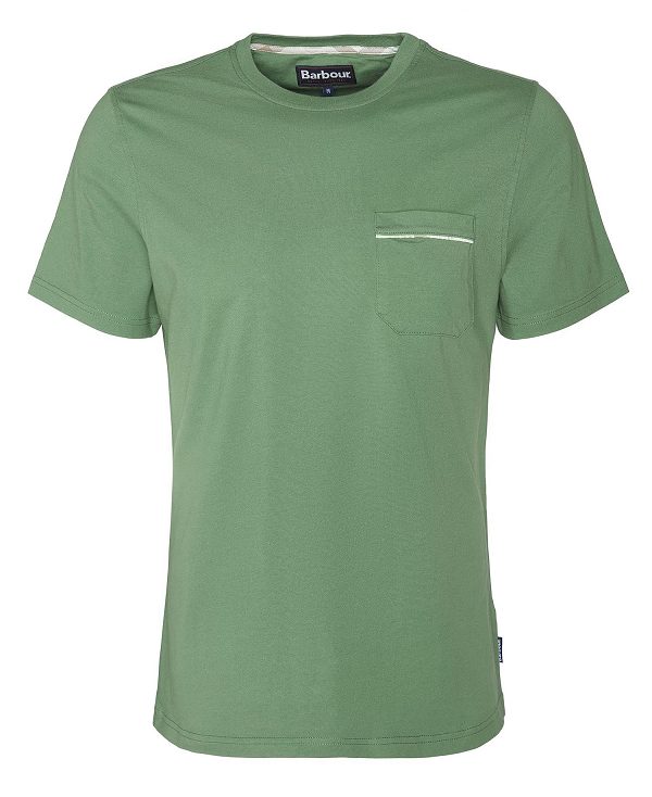 Barbour Woodchurch T-shirt πρασινο | BABO88362