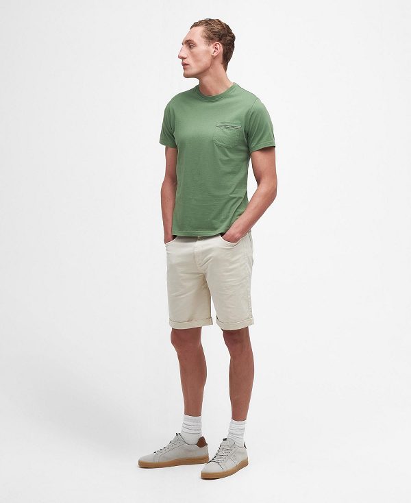 Barbour Woodchurch T-shirt πρασινο | BABO88362