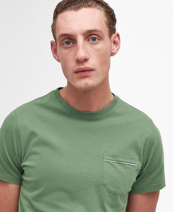 Barbour Woodchurch T-shirt πρασινο | BABO88362