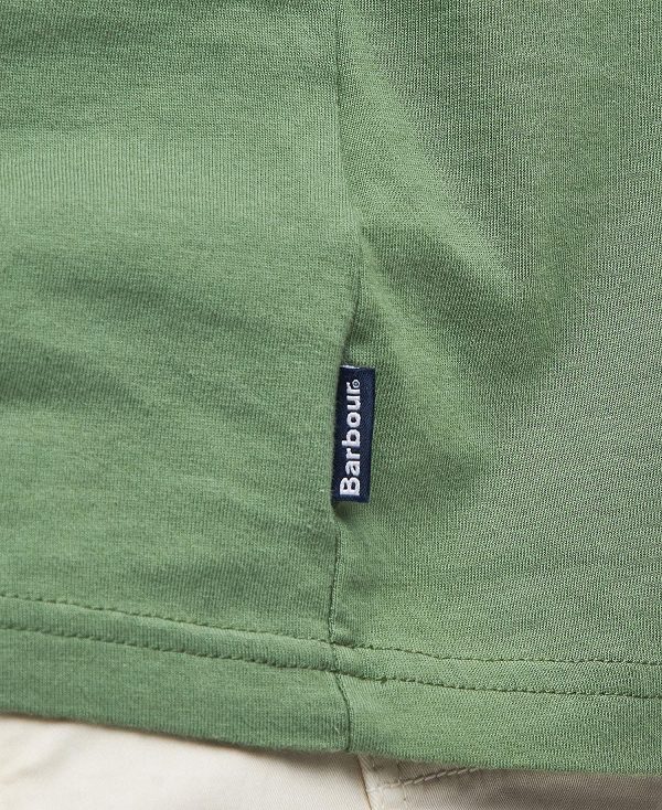Barbour Woodchurch T-shirt πρασινο | BABO88362