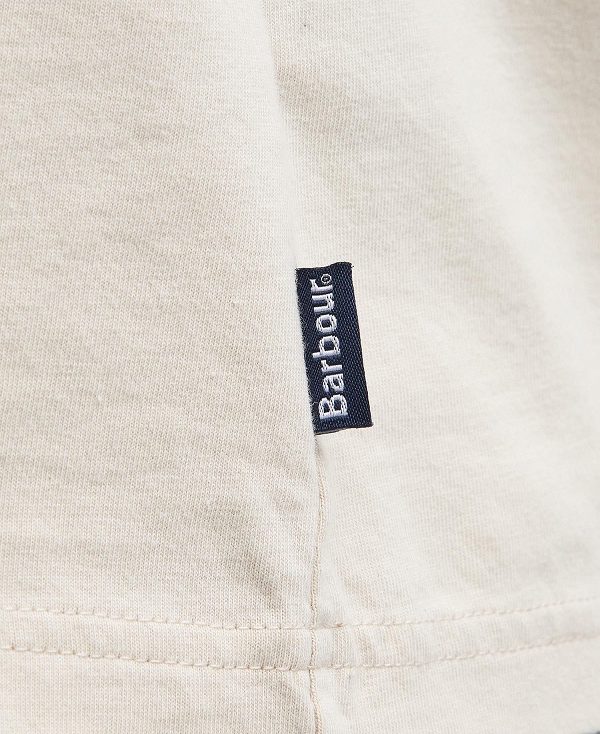 Barbour Woodchurch T-shirt Μπεζ | BABO88376