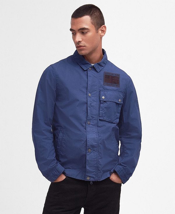 Barbour Workers Casual Jacket βαθυ μπλε | BABO87468