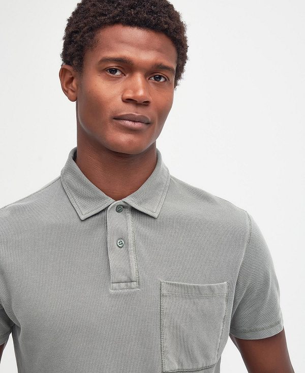 Barbour Worsley Pocket Polo Shirt πρασινο | BABO88122