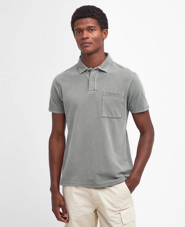 Barbour Worsley Pocket Polo Shirt πρασινο | BABO88122