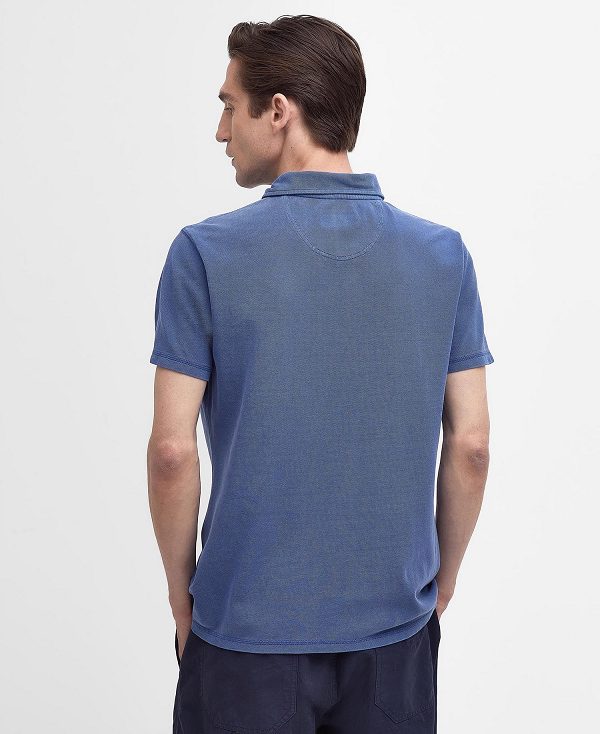 Barbour Worsley Pocket Polo Shirt μπλε | BABO88123