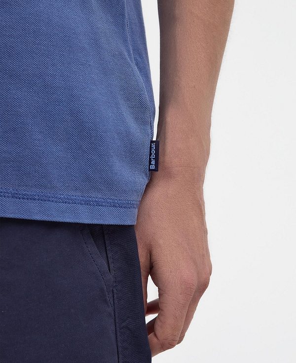 Barbour Worsley Pocket Polo Shirt μπλε | BABO88123